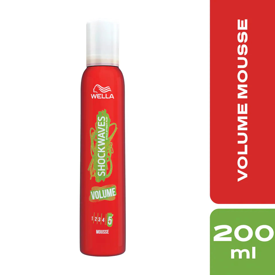 Wella Shock Waves Volume 5 Mousse 200ml