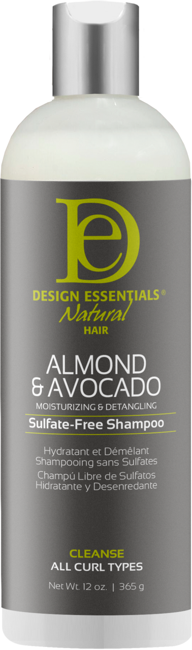 Natural Almond And Avocado Moisturizing And Detangling Sulfate Free Shampoo 365g