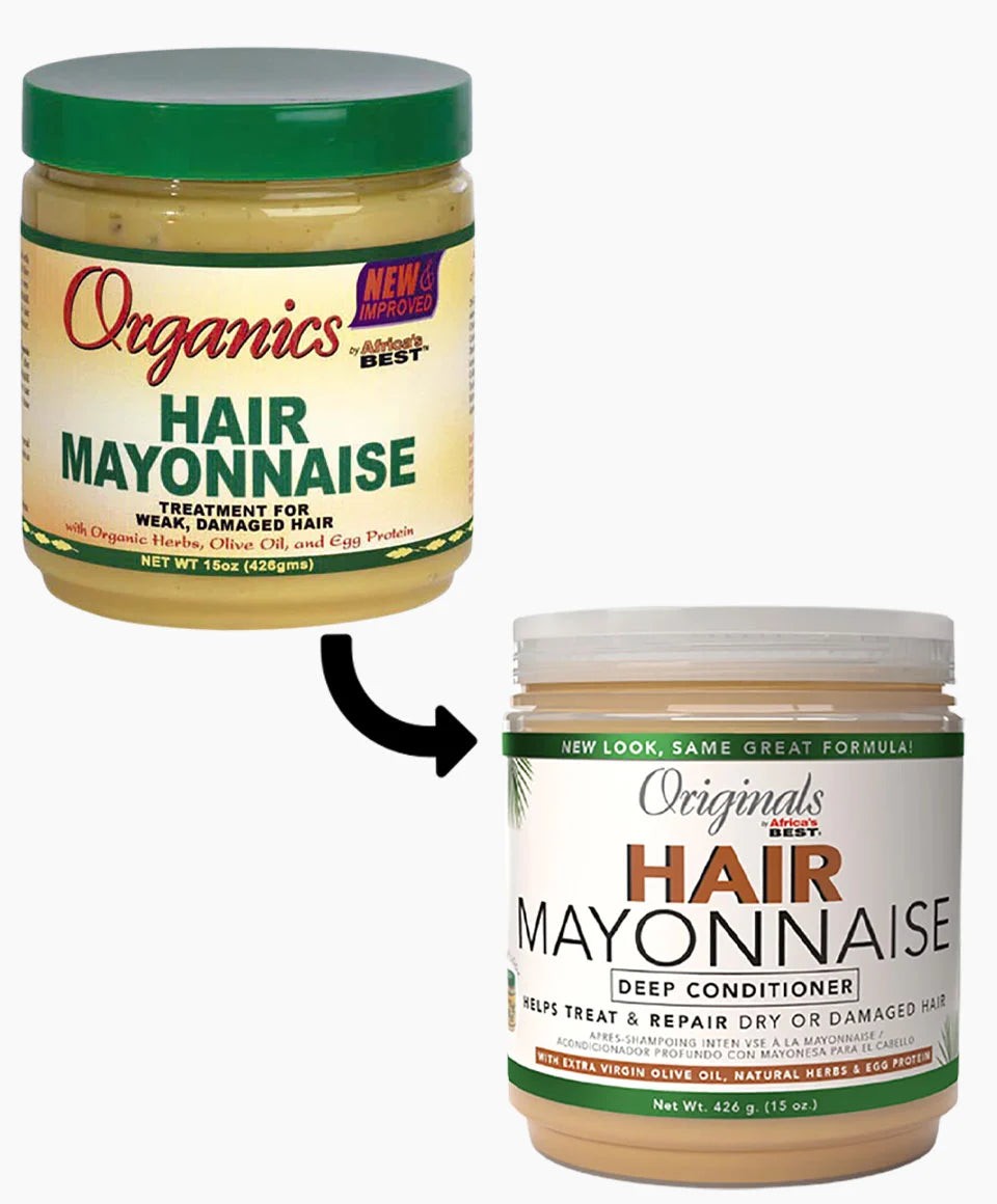 Africas Best Organics Hair Mayonnaise Treatment Weak & Damaged Hair 255g/426g - Afro Hair Boutique