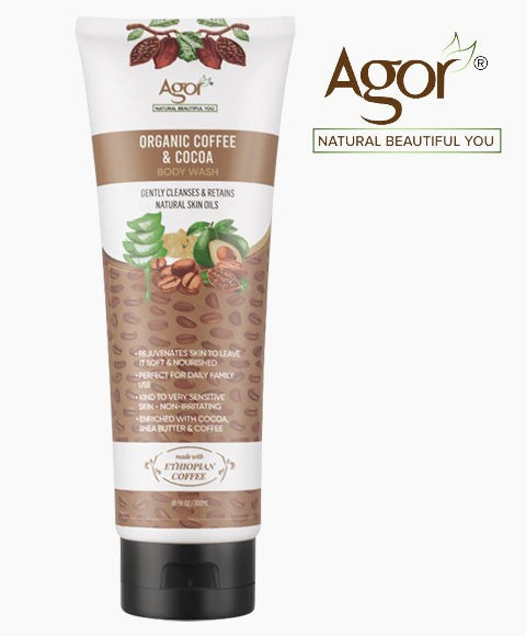 Agor Organic Coffee And Cocoa Body Wash
