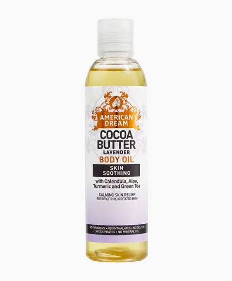 American Dream Cocoa Butter Lavender Skin Soothing Body Oil