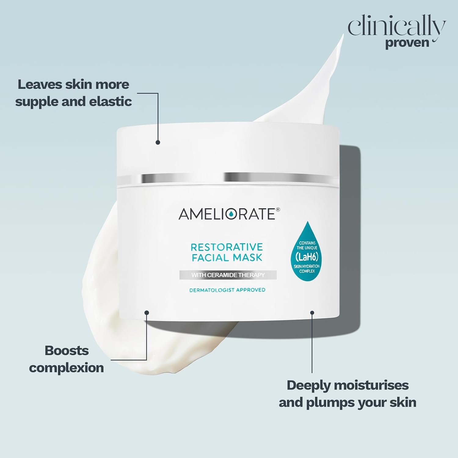 AMELIORATE Restorative Facial Mask with Ceramide Therapy 75ml