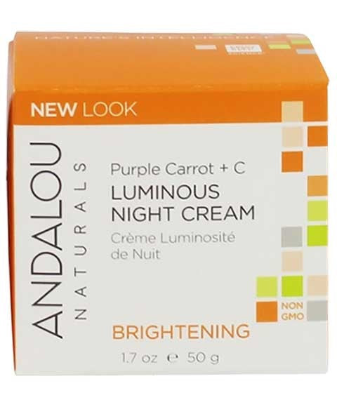 Andalou Naturals Purple Carrot Luminous Night Cream