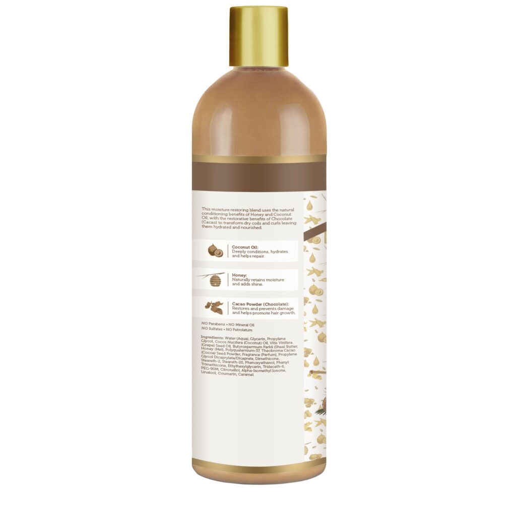 African Pride Moisture Miracle Honey Chocolate And Coconut Oil Conditioner 475ml - Afro Hair Boutique