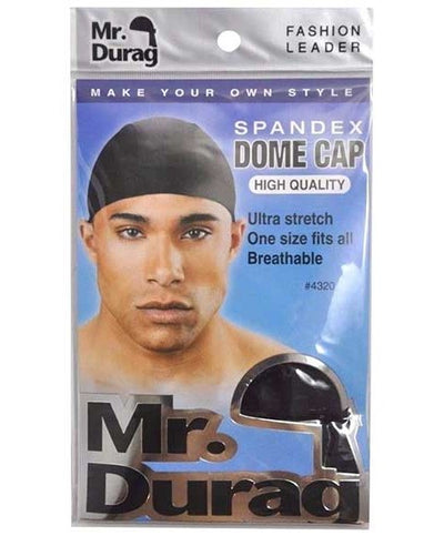 Annie Mr Durag Spandex Dome Cap Black 4320