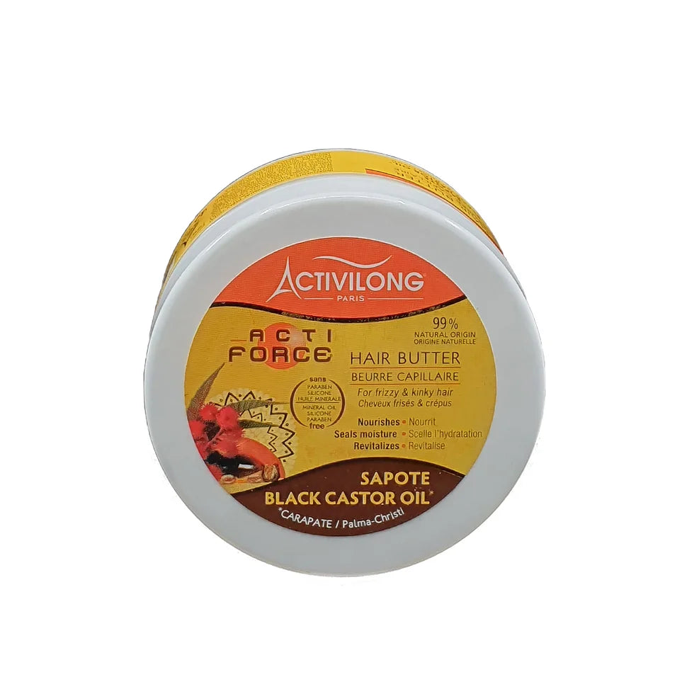 Activilong Acti Force Sapote Black Castor Oil Hair Butter 100ml - Afro Hair Boutique