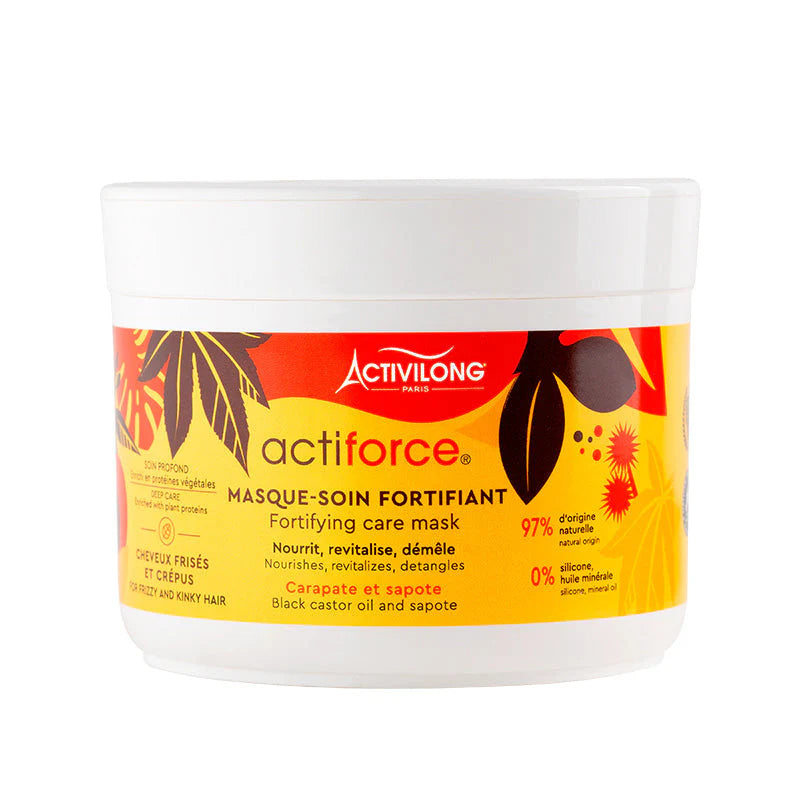 Activilong Acti Force Black Castor Oil Fortifying Care Mask 200ml / 250ml - Afro Hair Boutique