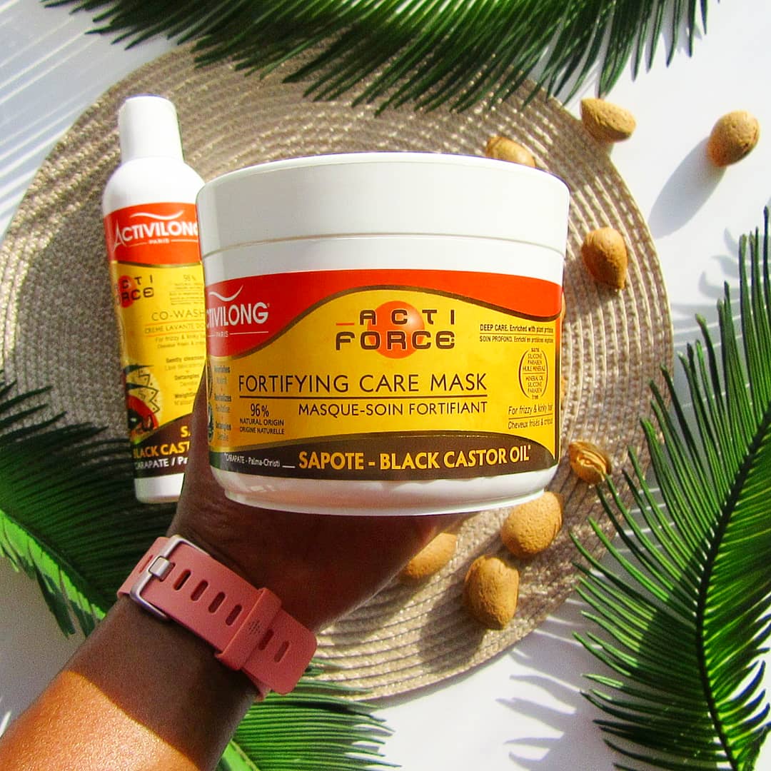 Activilong Acti Force Black Castor Oil Fortifying Care Mask 200ml / 250ml - Afro Hair Boutique