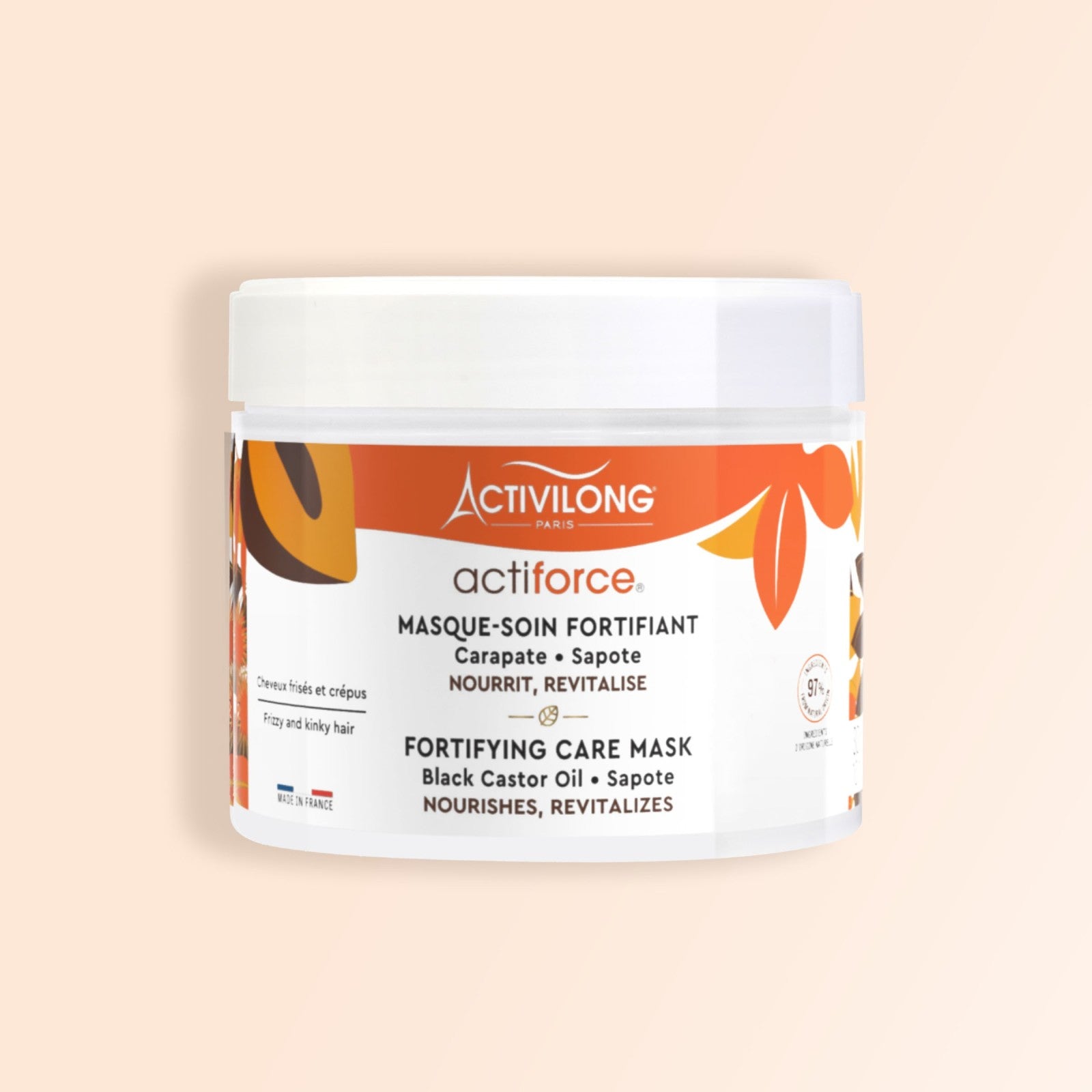 Activilong Acti Force Black Castor Oil Fortifying Care Mask 200ml / 250ml - Afro Hair Boutique