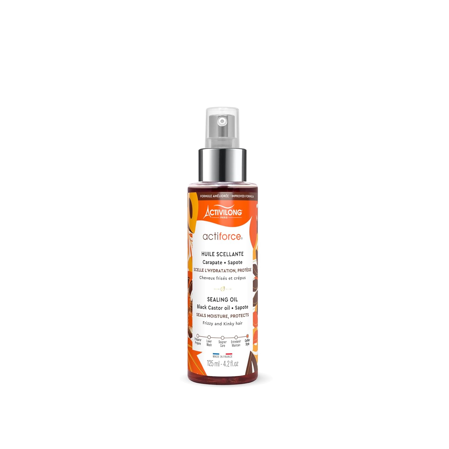 Activilong Acti Force Sapote Black Castor Oil Sealing Oil 100ml - Afro Hair Boutique