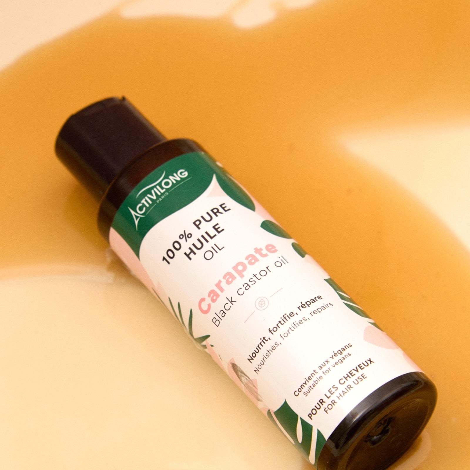 Activilong Carapate Pure Black Castor Oil For Hair Repair 100ml - Afro Hair Boutique