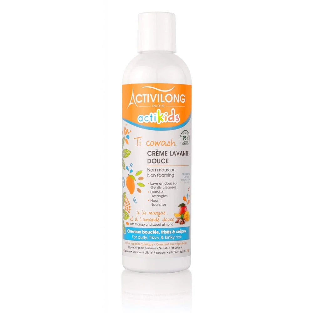 Activilong Non Foaming Cowash With Mango And Sweet Almond For Kids 240ml - Afro Hair Boutique