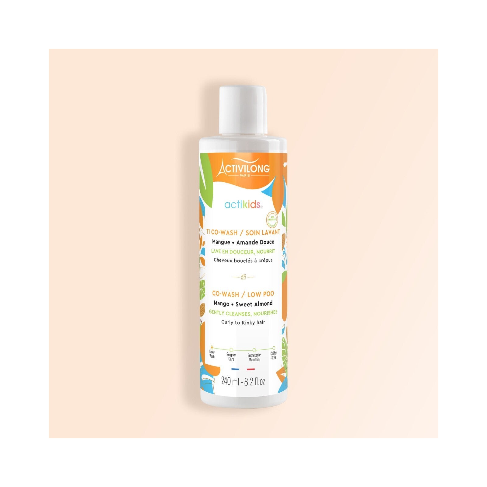 Activilong Non Foaming Cowash With Mango And Sweet Almond For Kids 240ml - Afro Hair Boutique