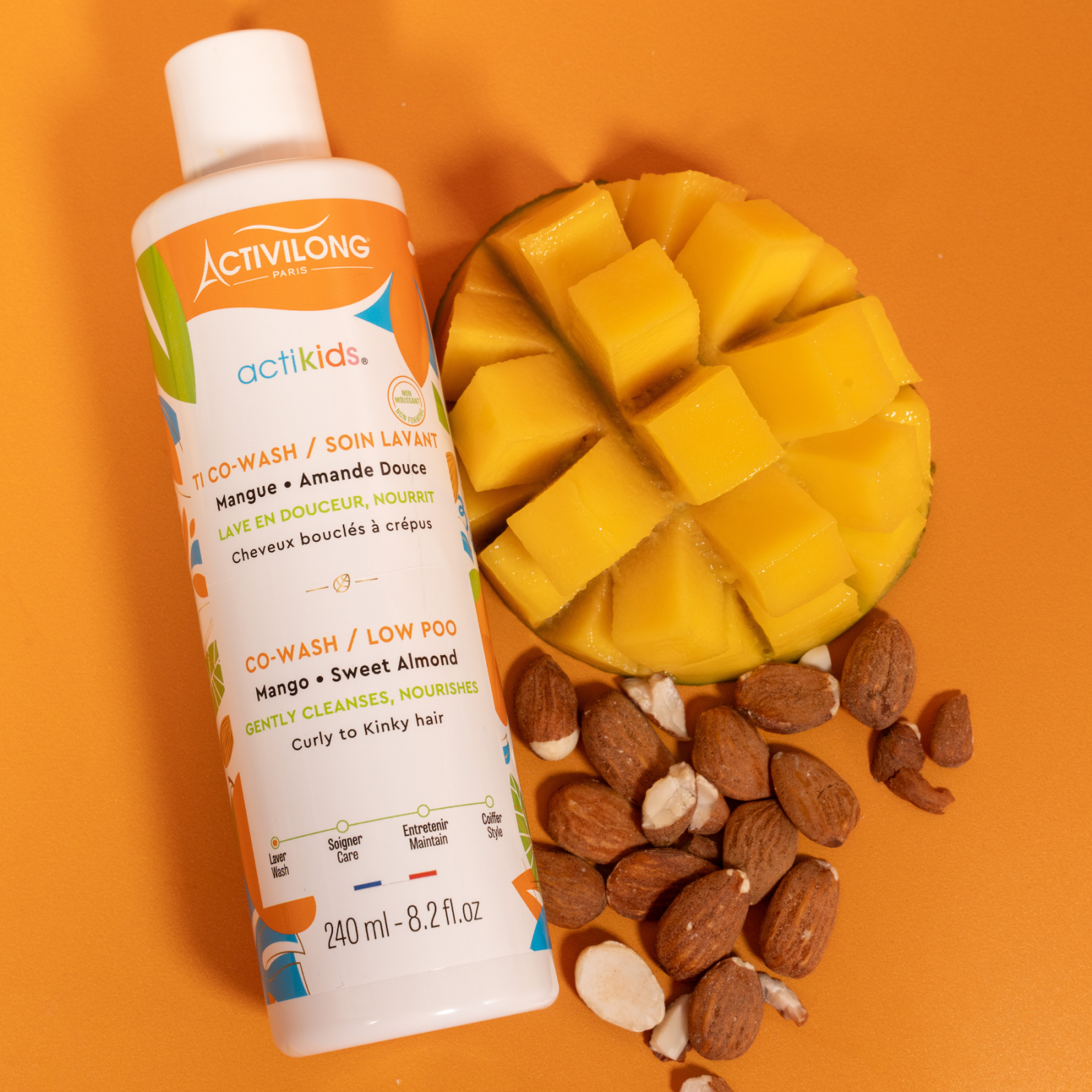 Activilong Non Foaming Cowash With Mango And Sweet Almond For Kids 240ml - Afro Hair Boutique