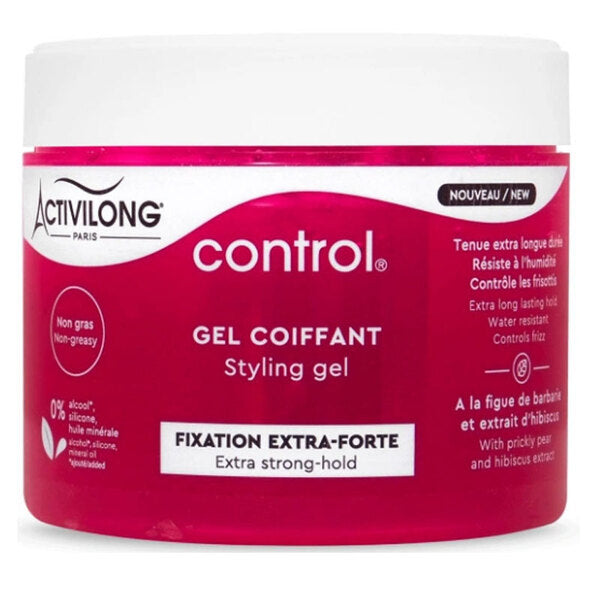 Activilong Paris Control Fixation Extra-Forte Extra Strong Hold Styling Gel 300ml - Afro Hair Boutique