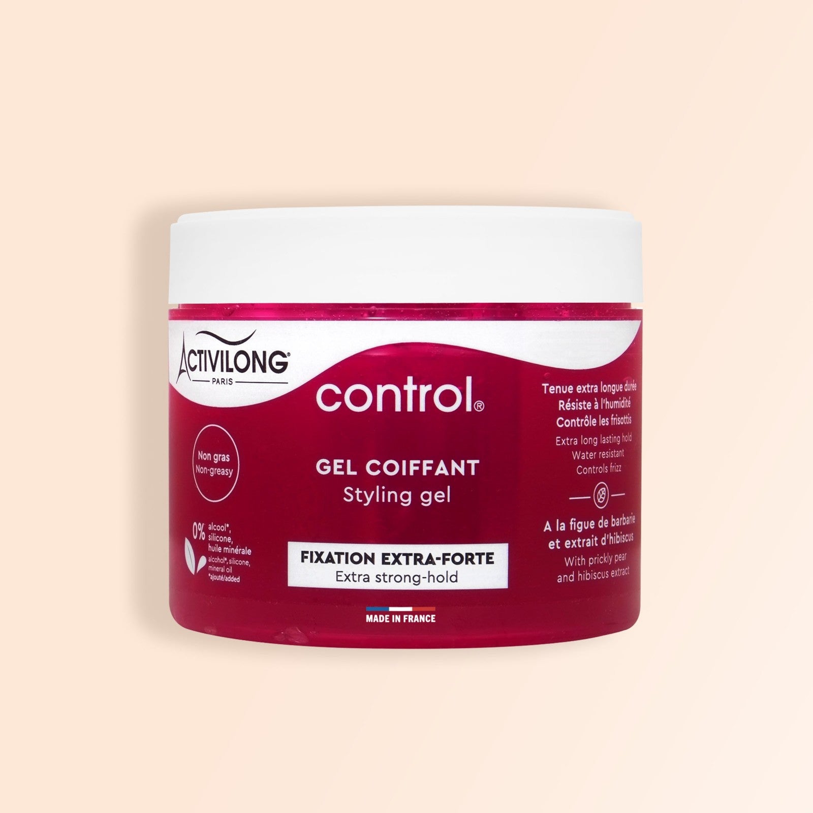 Activilong Paris Control Fixation Extra-Forte Extra Strong Hold Styling Gel 300ml - Afro Hair Boutique