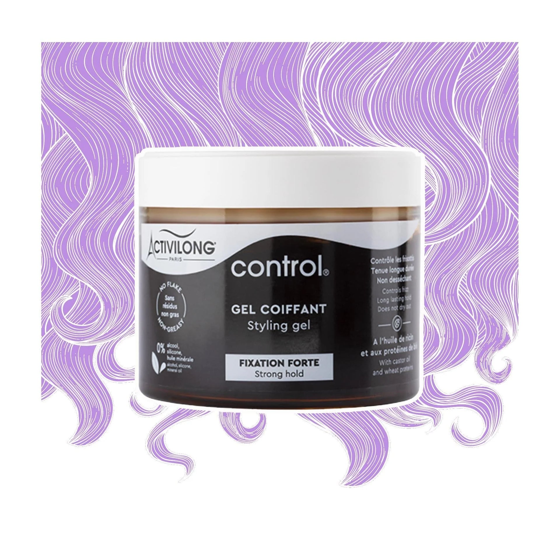 Activilong Paris Control Fixation Forte Strong Hold Styling Gel 300ml - Afro Hair Boutique