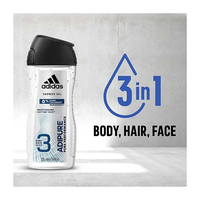 Adidas Adipure Hydrating Shower Gel Pure Performance 250ml