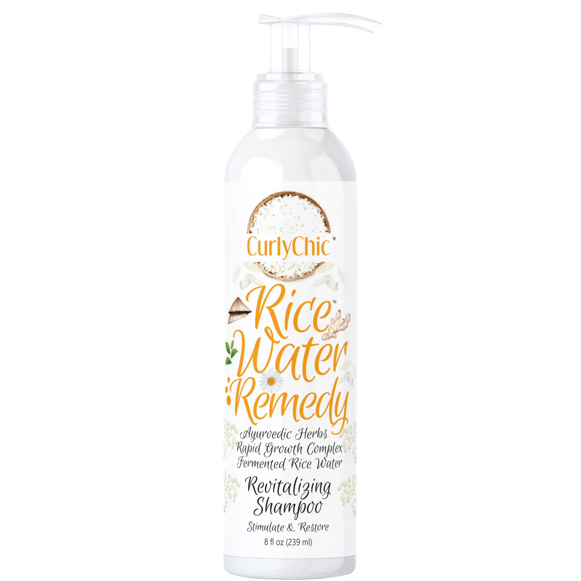 Advance Beauty Care Curly Chic Rice Water Remedy Revitalizing Shampoo 239ml