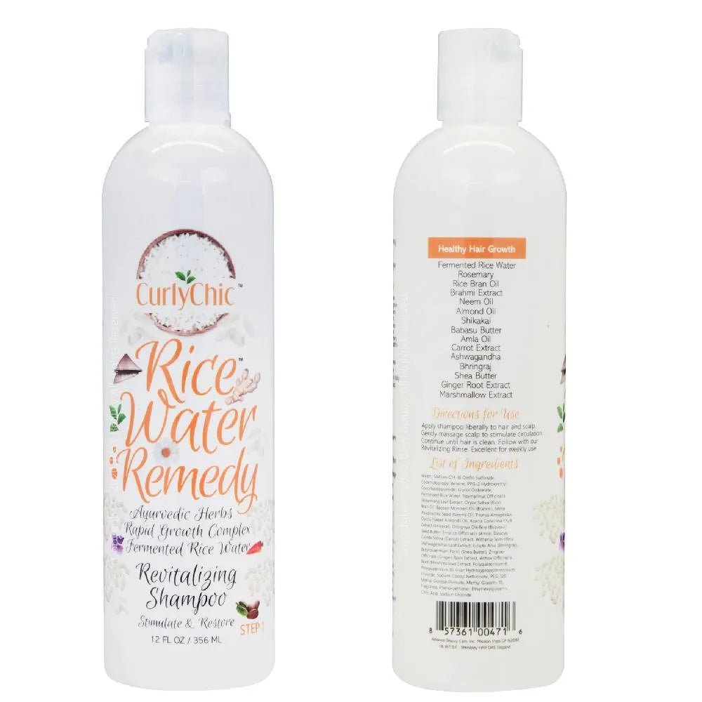 Advance Beauty Care Curly Chic Rice Water Remedy Revitalizing Shampoo 239ml