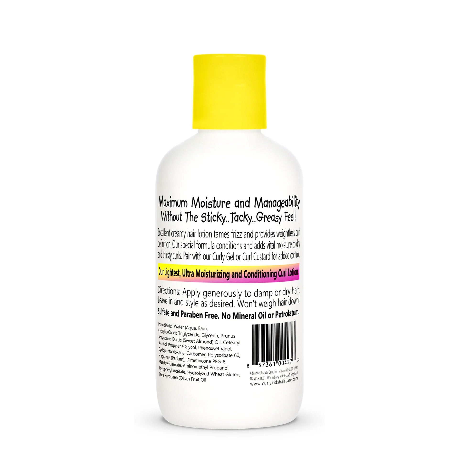 Advance Beauty Care Curly Kids Mixed Texture Creamy Curl Defining Lotion 177ml
