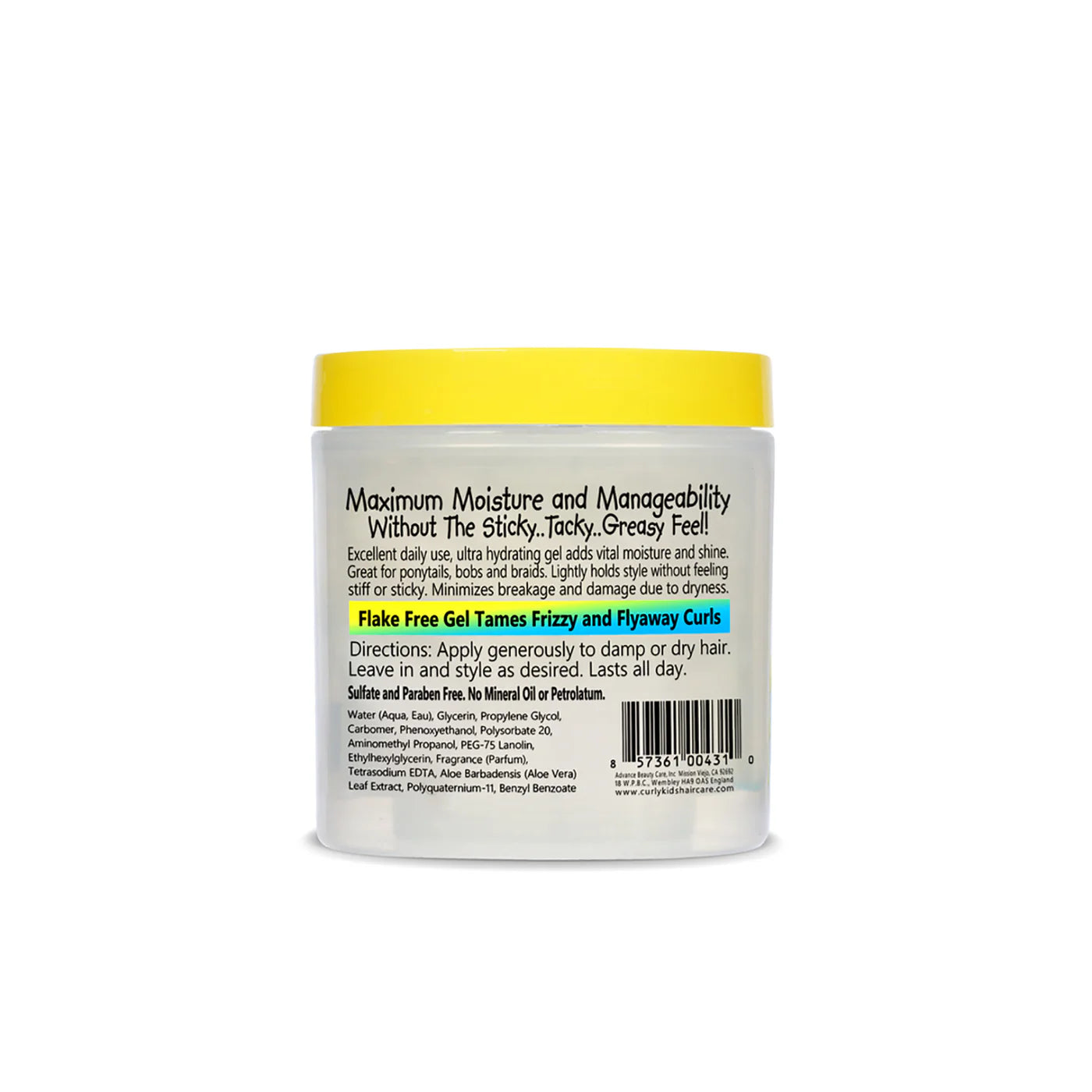 Advance Beauty Care Curly Kids Curly Gel Moisturizer 170g