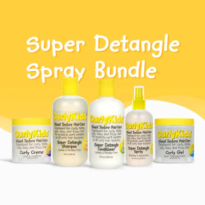 Advance Beauty Care Curly Kids Super Detangle Spray Bundle