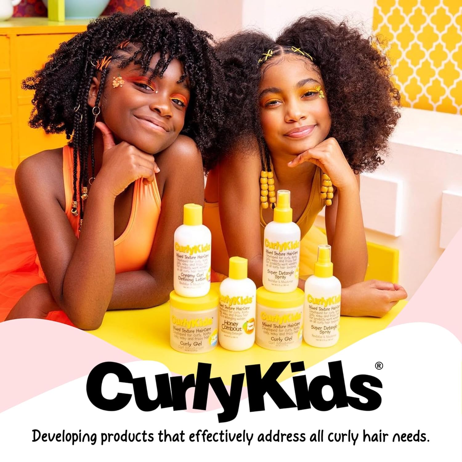 Advance Beauty Care Curly Kids Mixed Texture HairCare Super Detangle Spray 180ml
