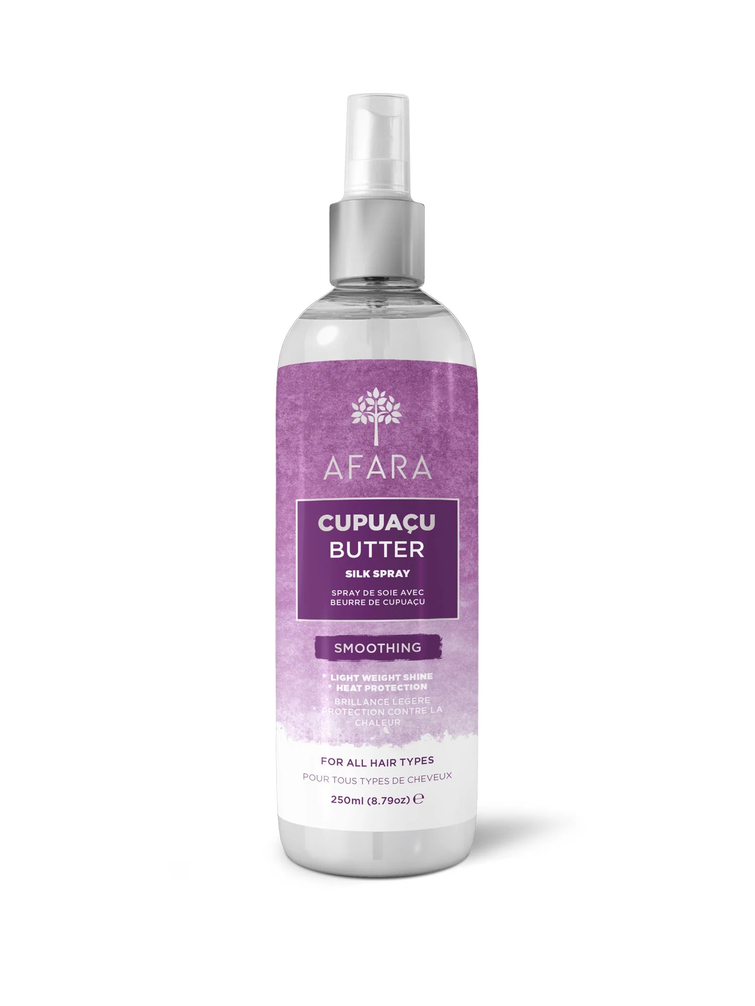 Afara Cupuacu Butter Smoothing Silk Spray For All Hair Types 250ml