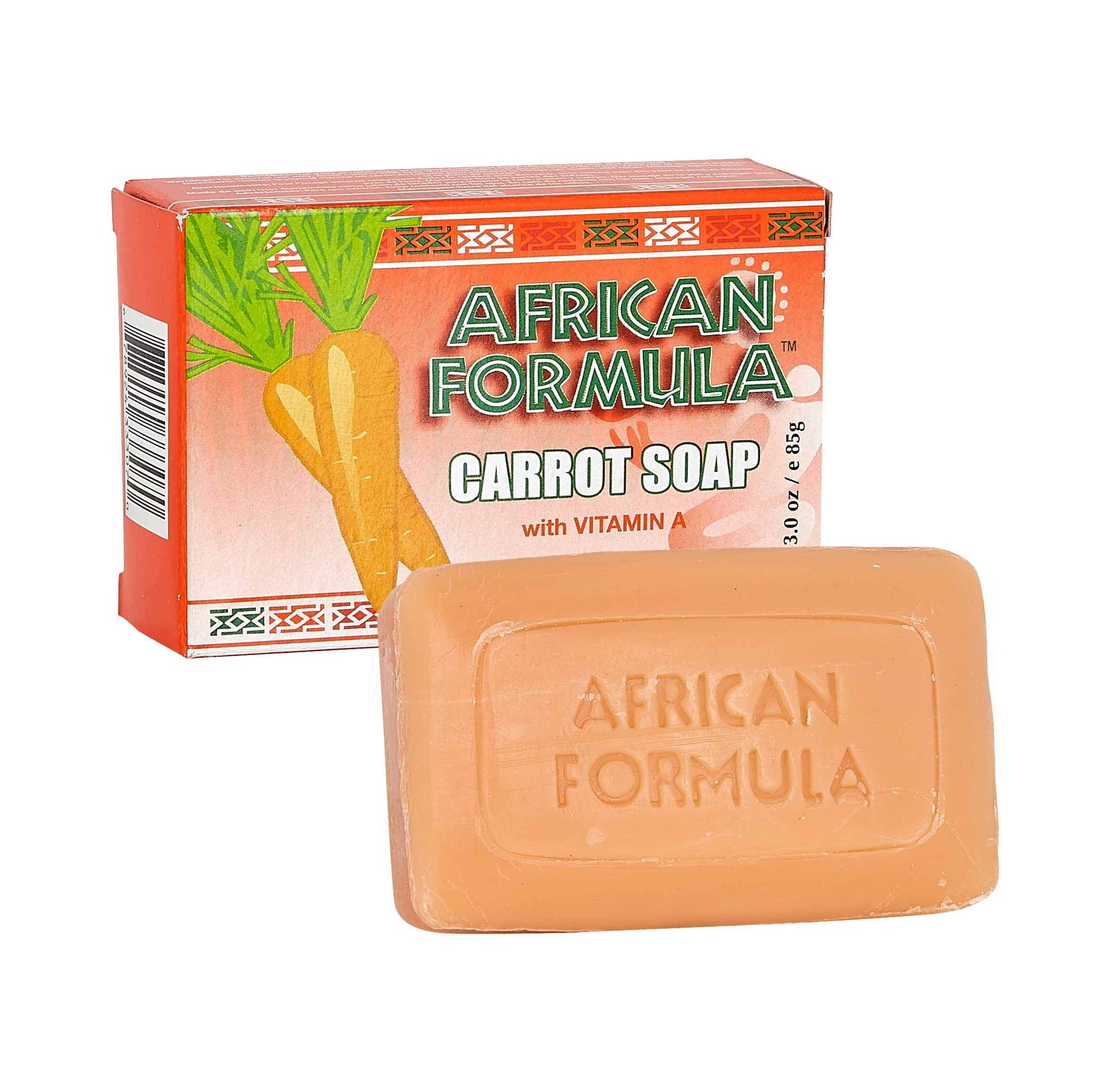 African Formula CARROT Exfoliating Soap Clean with Vitamin A 85g