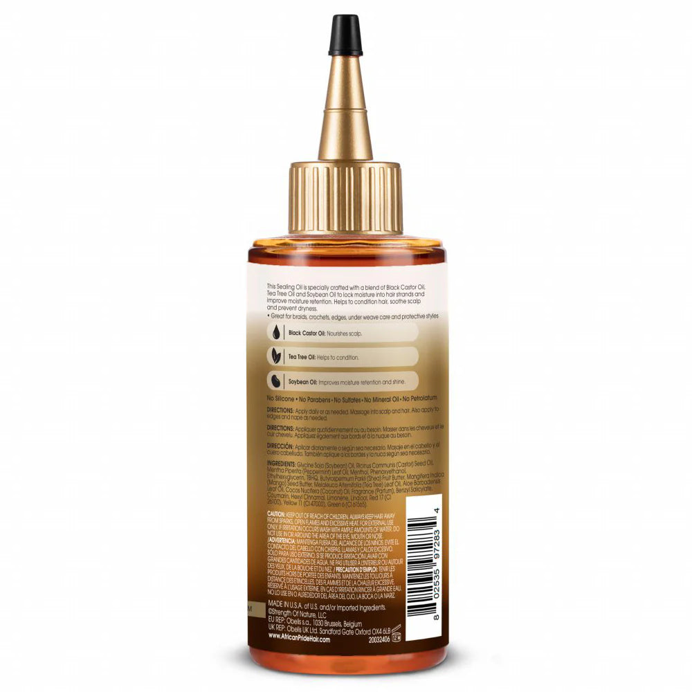 African Pride Black Castor Miracle Hair And Scalp Sealing Oil 177ml - Afro Hair Boutique