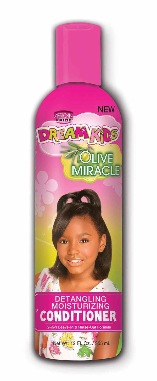 African Pride Dream Kids Olive Miracle Detangling Moisturizing Conditioner 355ml - Afro Hair Boutique
