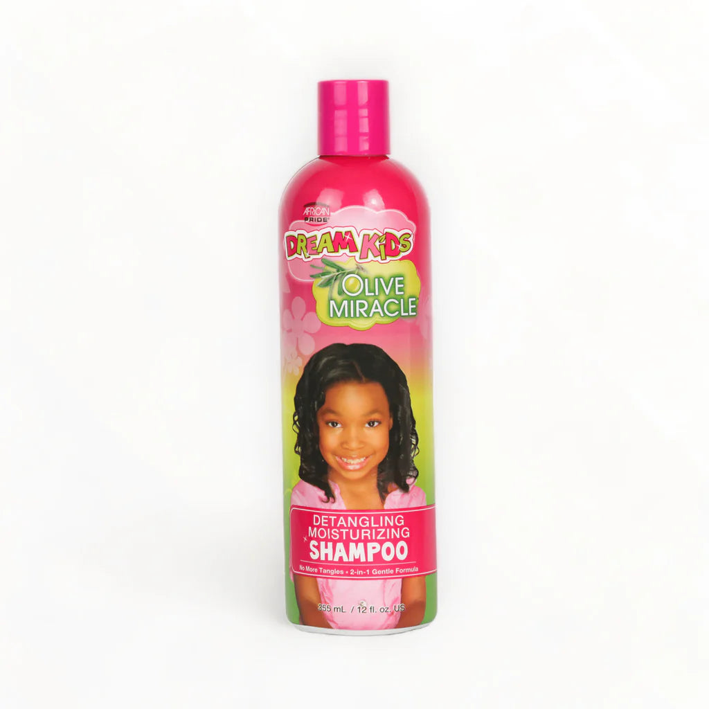 African Pride Dream Kids Olive Miracle Detangling Moisturizing Shampoo 355ml - Afro Hair Boutique