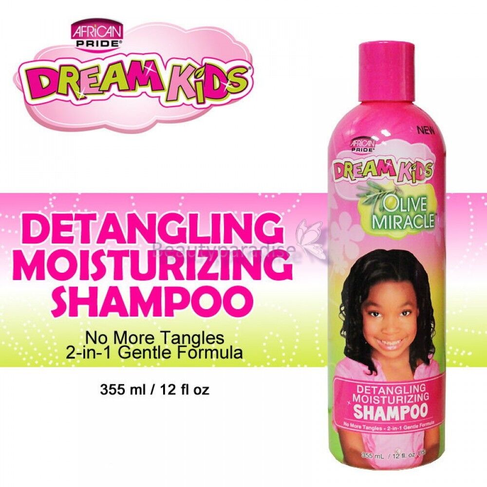 African Pride Dream Kids Olive Miracle Detangling Moisturizing Shampoo 355ml - Afro Hair Boutique