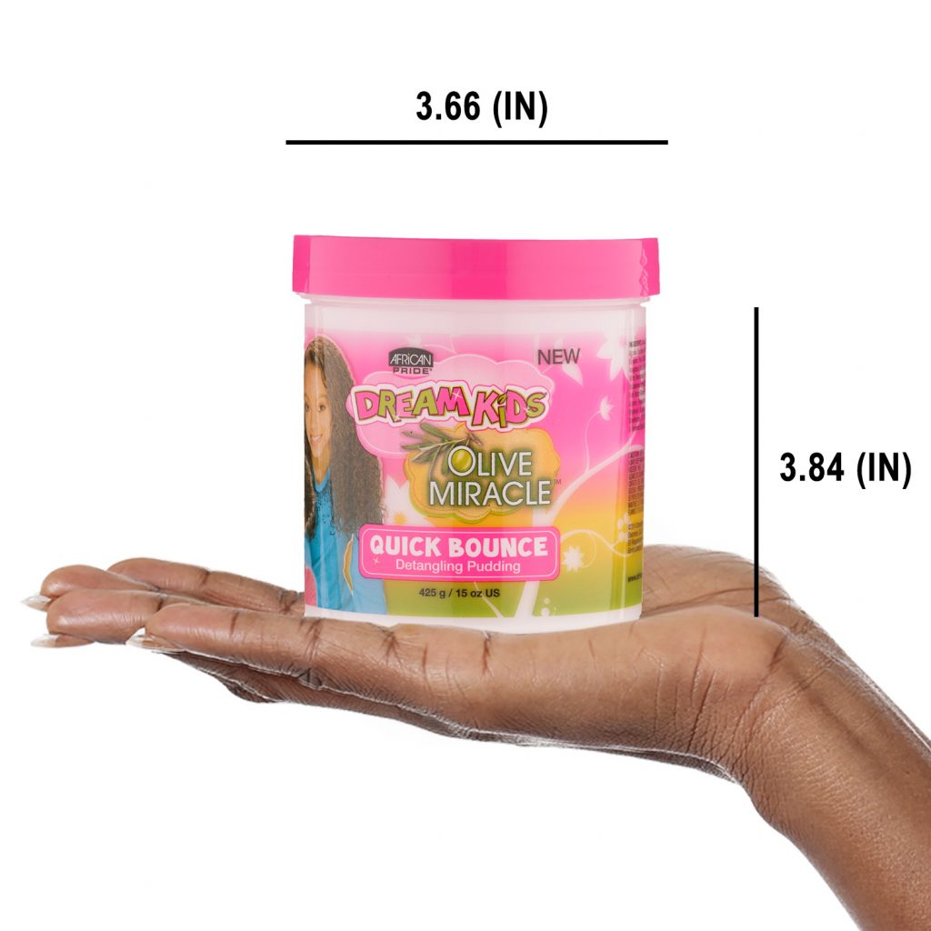 African Pride Dream Kids Olive Miracle Quick Bounce Detangling Pudding 425g - Afro Hair Boutique