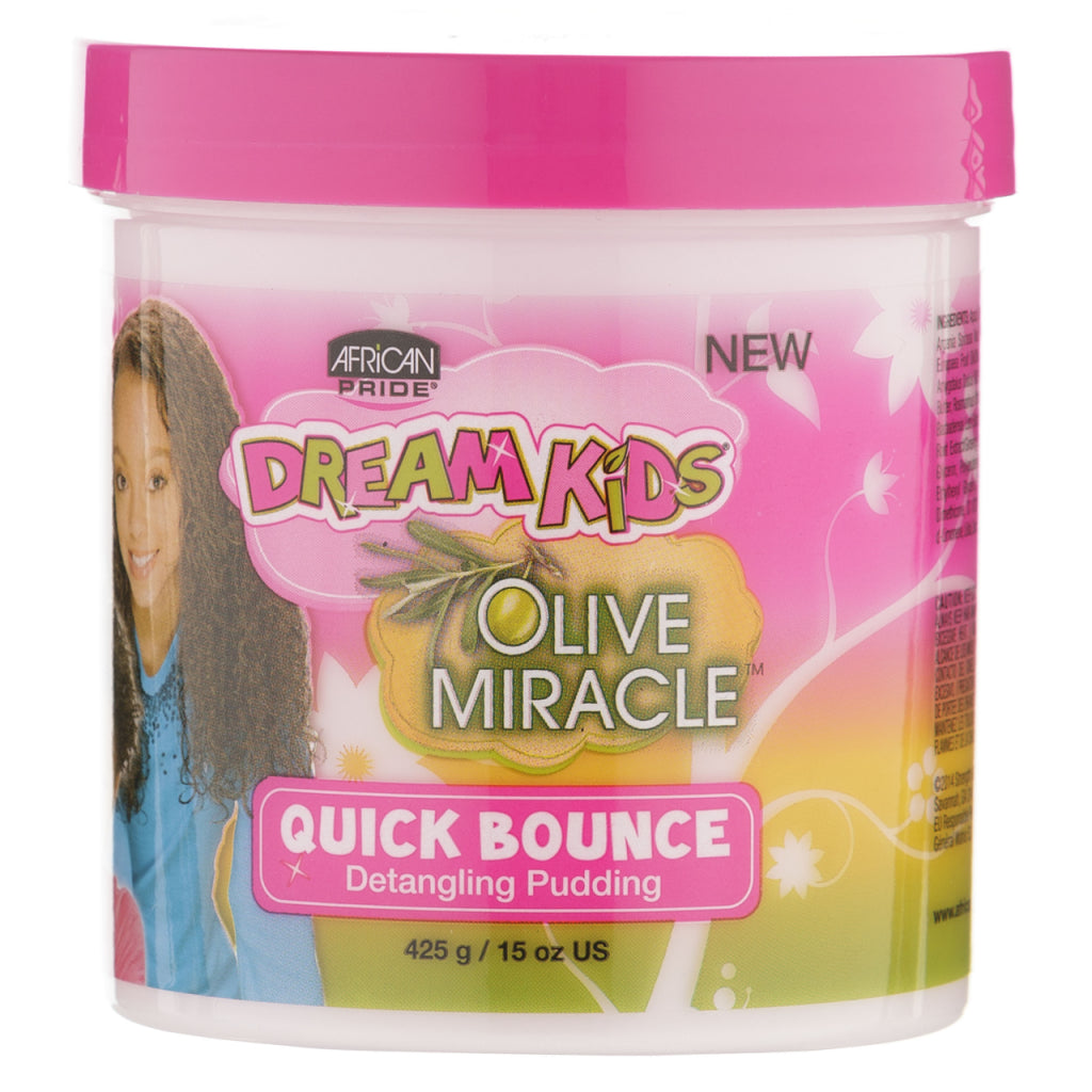 African Pride Dream Kids Olive Miracle Quick Bounce Detangling Pudding 425g - Afro Hair Boutique