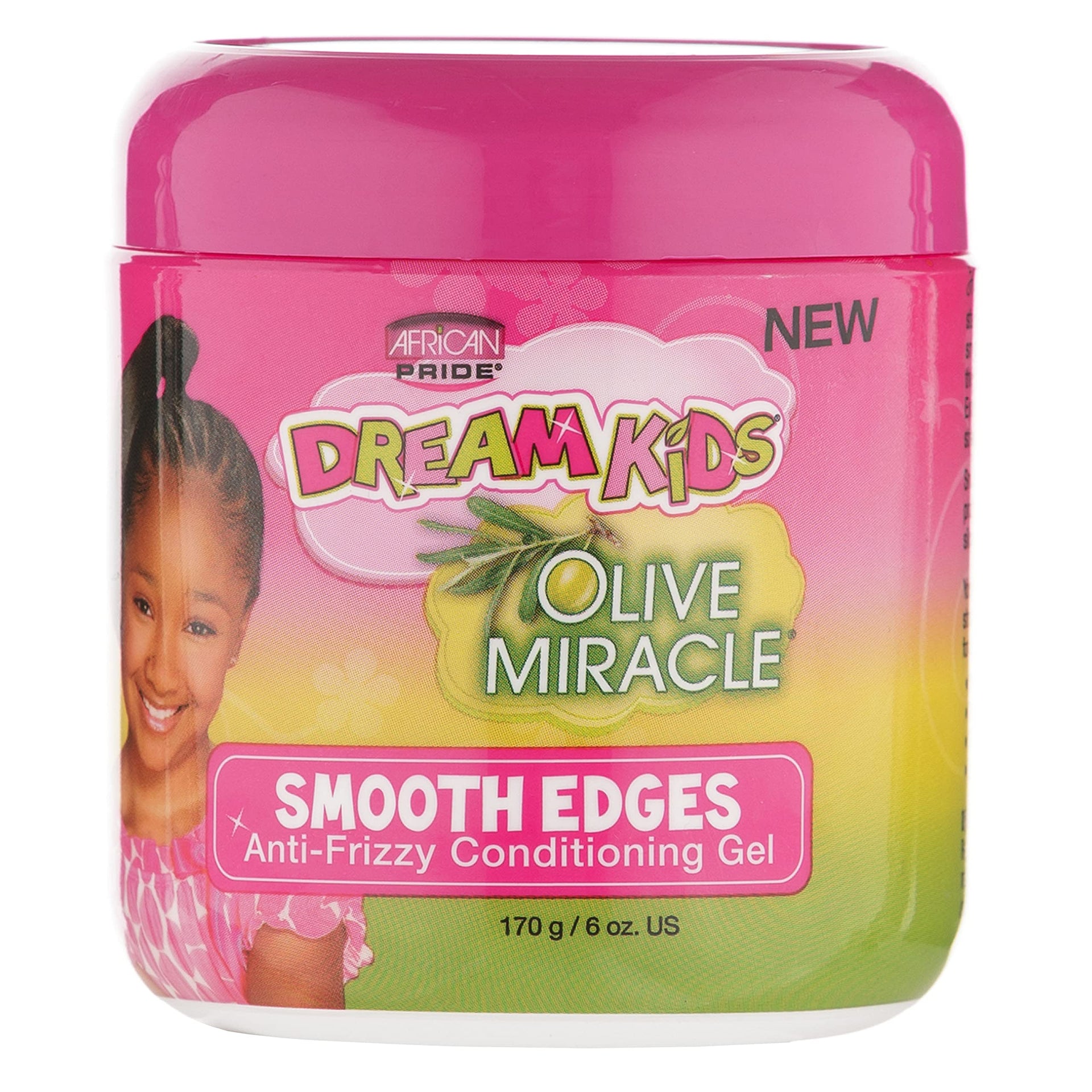 African Pride Dream Kids Olive Miracle Smooth Edges Conditioning Gel 170g - Afro Hair Boutique