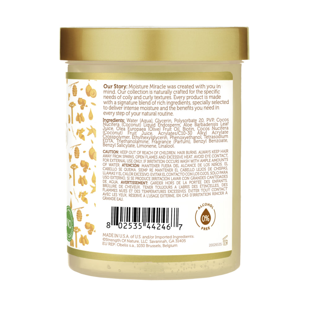 African Pride Moisture Miracle Aloe And Coconut Water Curl Defining Gel 510g - Afro Hair Boutique