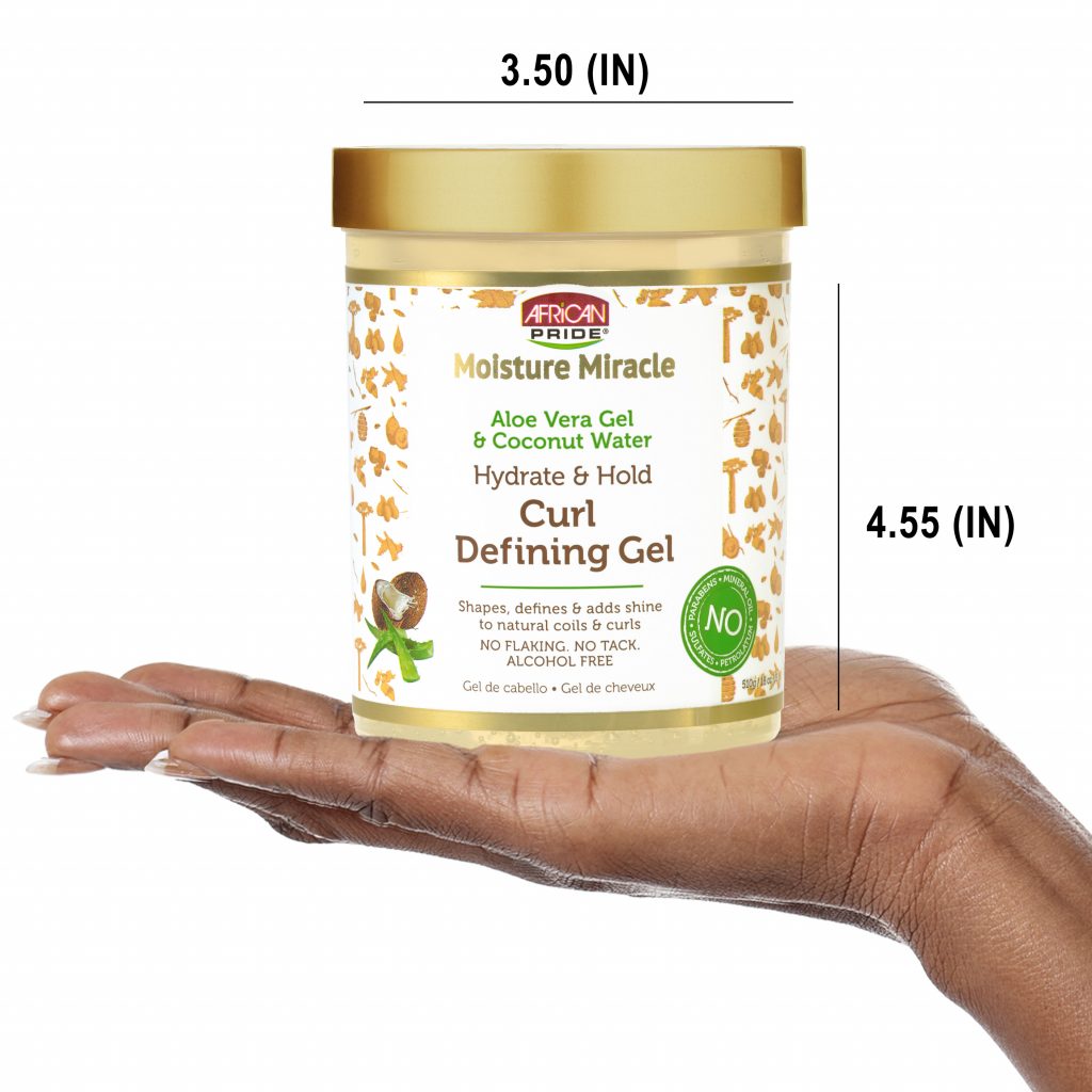 African Pride Moisture Miracle Aloe And Coconut Water Curl Defining Gel 510g - Afro Hair Boutique