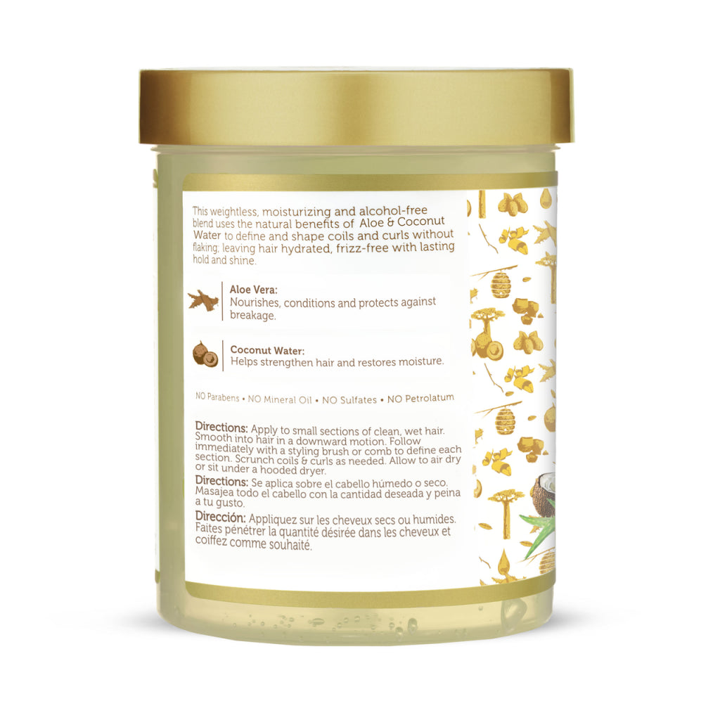 African Pride Moisture Miracle Aloe And Coconut Water Curl Defining Gel 510g - Afro Hair Boutique