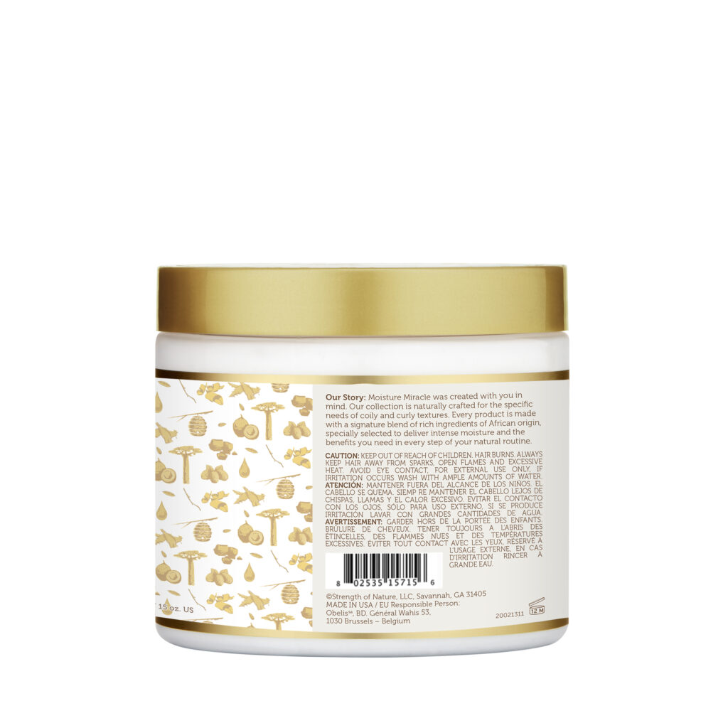 African Pride Moisture Miracle Coconut Oil And Boabab Oil Leave In Cream 425g - Afro Hair Boutique