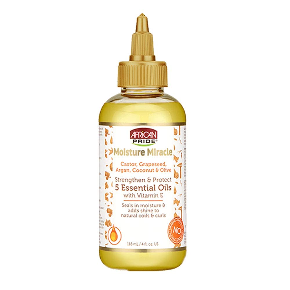 African Pride Moisture Miracle Strengthen & Protect 5 Essential Oils 115ml - Afro Hair Boutique