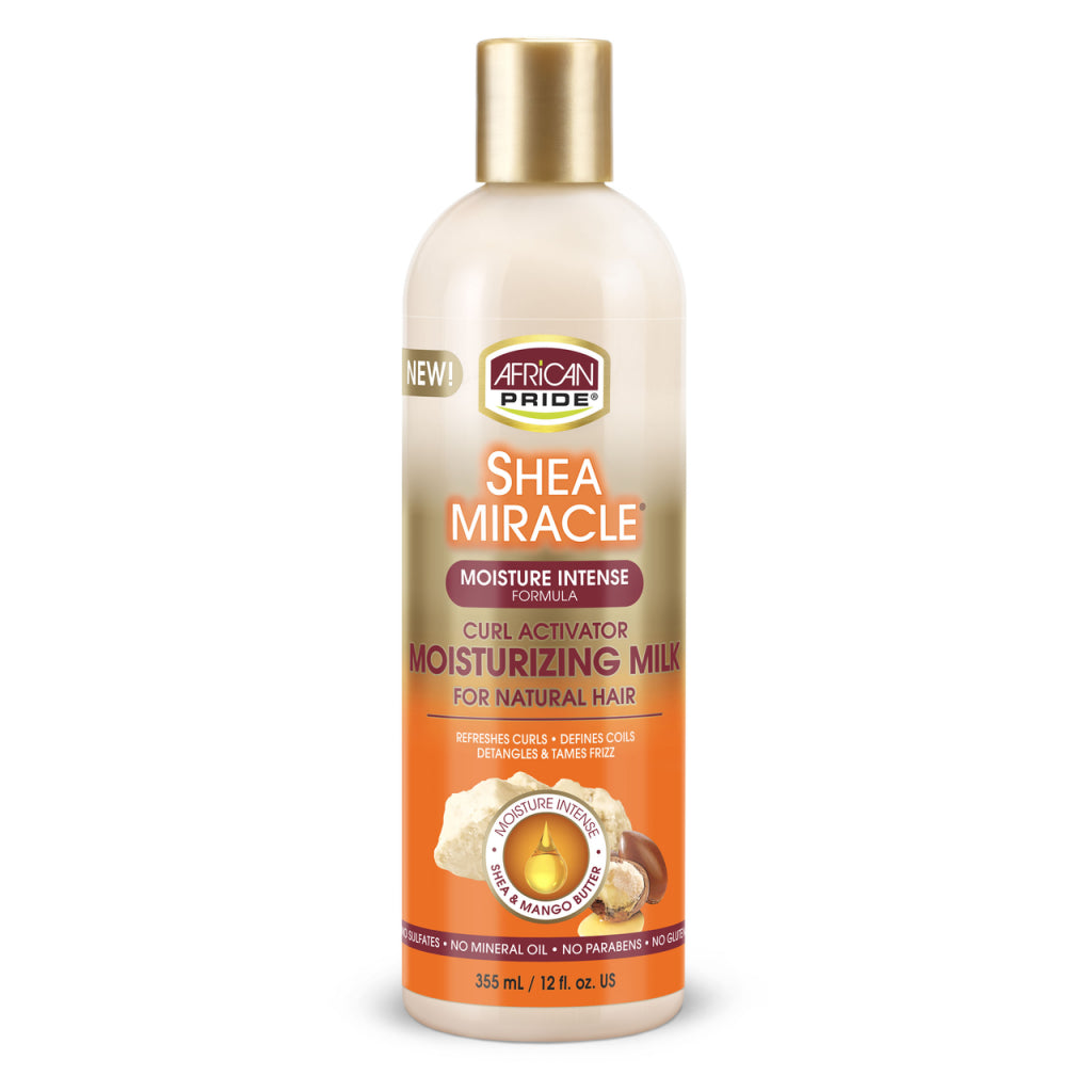 African Pride Shea Miracle Moisture Intense Curl Activator Moisturizer Milk 355ml - Afro Hair Boutique