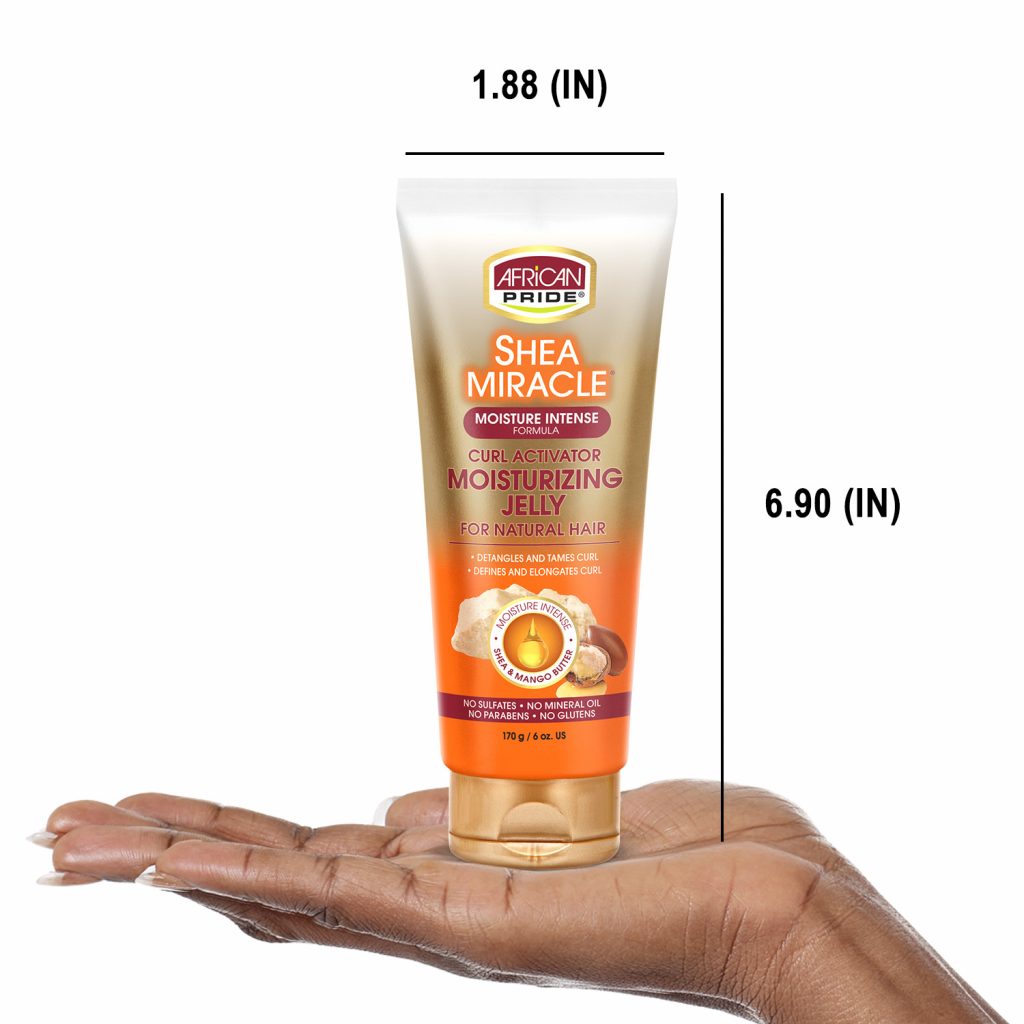 African Pride Shea Butter Miracle Curl Activator Moisturizing Jelly 170g - Afro Hair Boutique