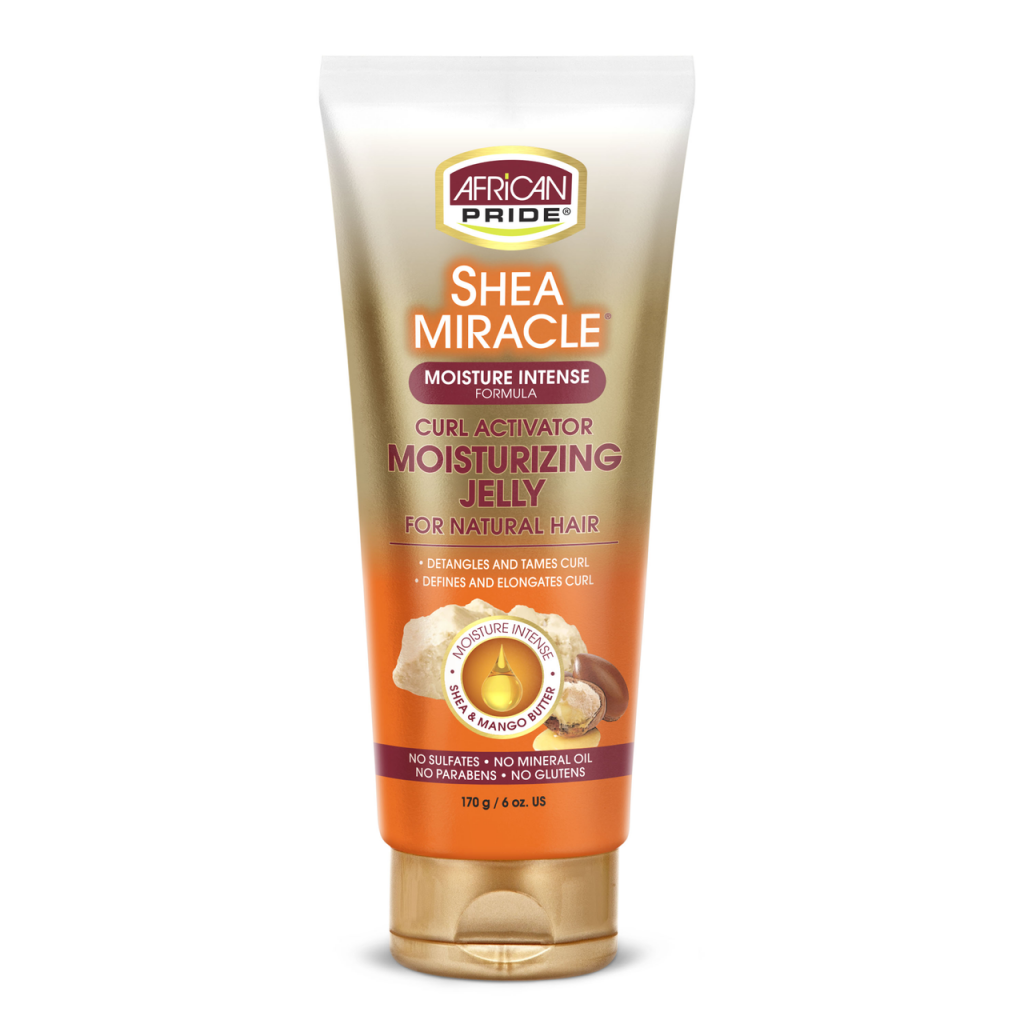 African Pride Shea Butter Miracle Curl Activator Moisturizing Jelly 170g - Afro Hair Boutique