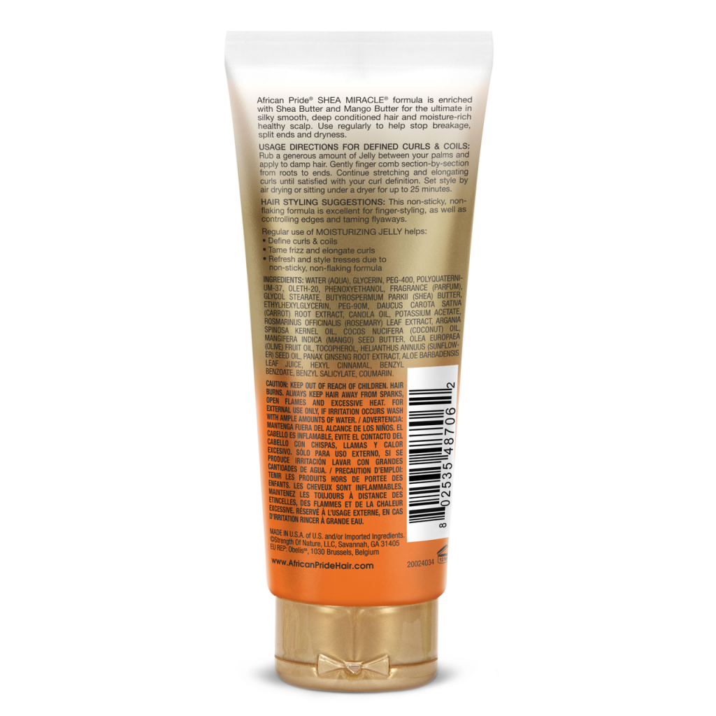 African Pride Shea Butter Miracle Curl Activator Moisturizing Jelly 170g - Afro Hair Boutique