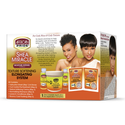 African Pride Shea Butter Miracle Moisture Intense Texture Softening System