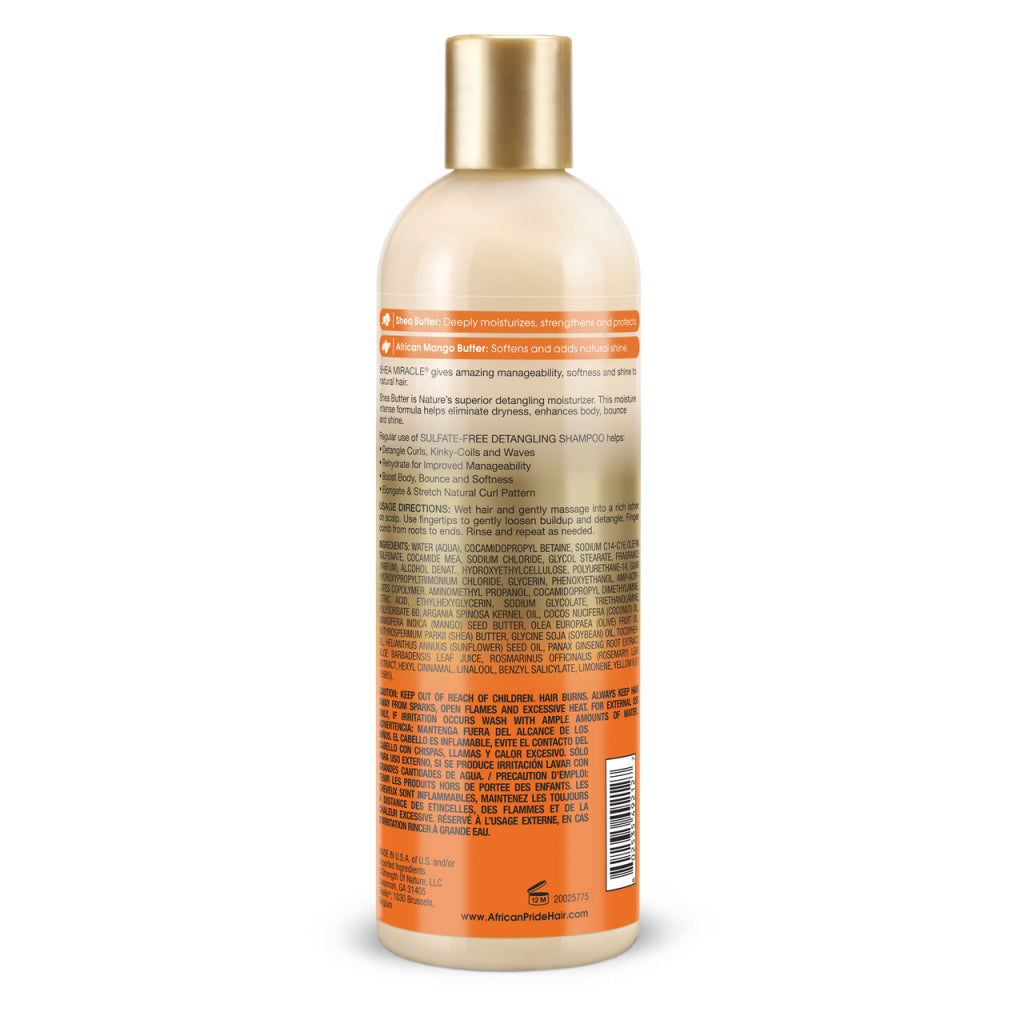 African Pride Shea Butter Miracle Sulfat-Free Detangling Hair Shampoo 355ml - Afro Hair Boutique