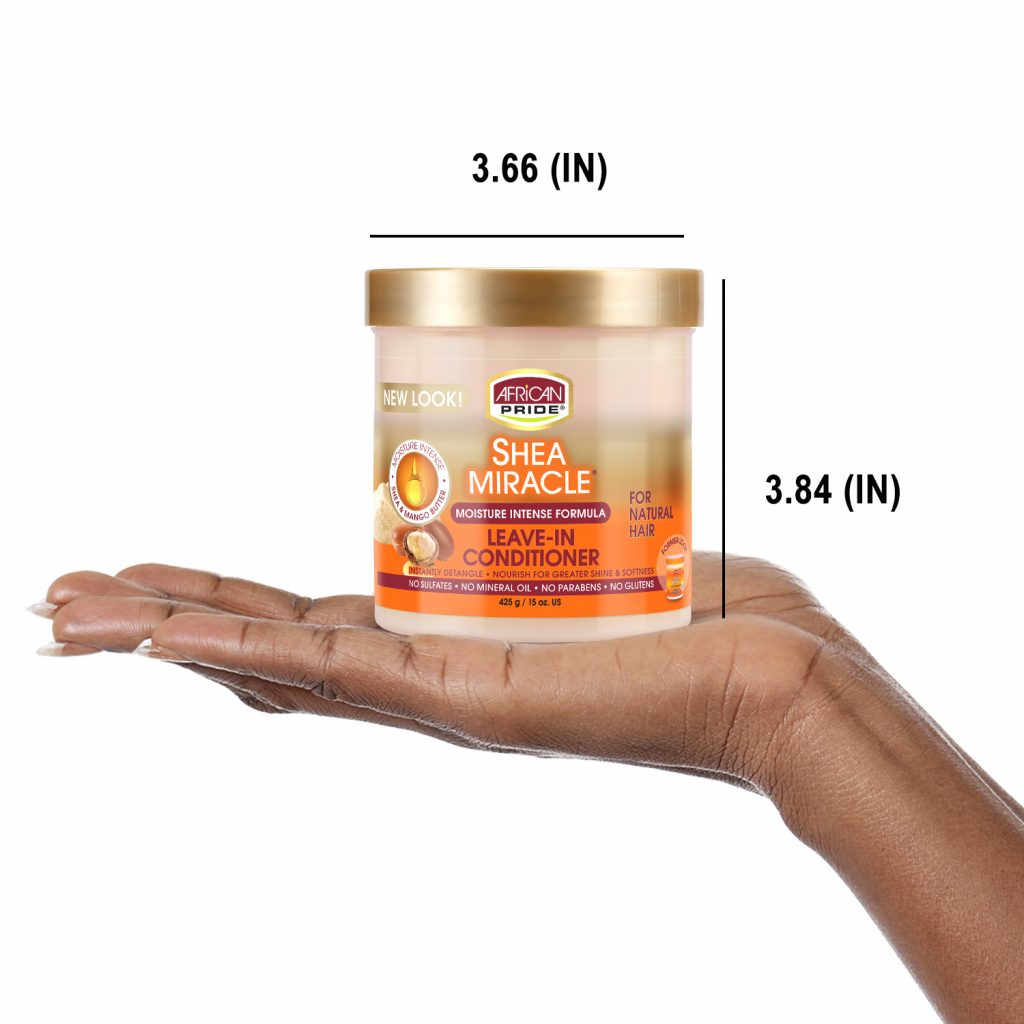 African Pride Shea Butter Moisture Intense Miracle Leave in Conditioner 425g - Afro Hair Boutique