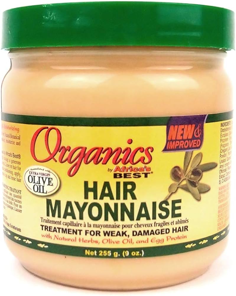 Africas Best Organics Hair Mayonnaise Treatment Weak & Damaged Hair 255g/426g - Afro Hair Boutique